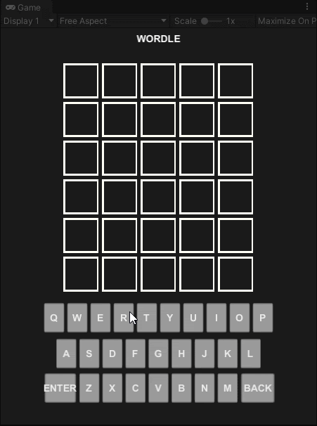 Build Your Own Wordle in Unity (How to Make Wordle Part 1) - LootLocker,  The Game Backend Platform